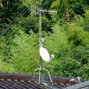 【風景写真】テレビ受信アンテナ 【風景写真】テレビ受信アンテナの写真
