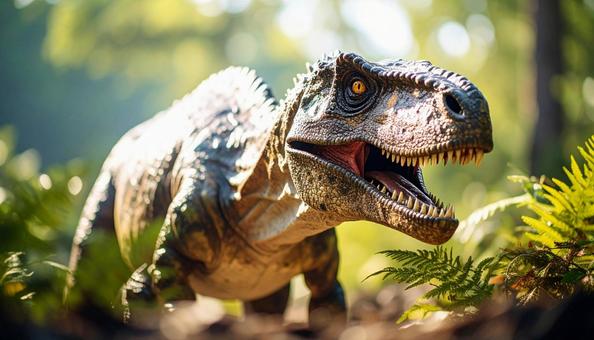 恐竜のスピノサウルスの写真