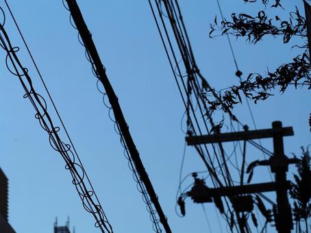 電線 電線の写真