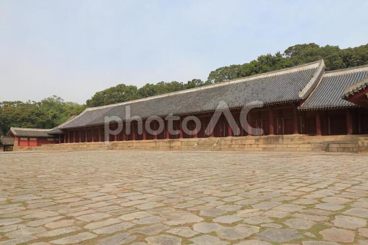 韓国　ソウルの宗廟　チョンミョ ソウル,韓国,宗廟の写真素材
