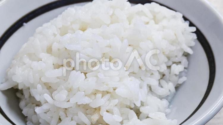 茶碗に盛られたごはん ご飯,米,米飯の写真素材