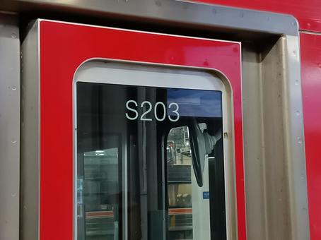 SR1系S203編成 SR1系S203編成 しなの鉄道,第三セクター,しな鉄の写真素材