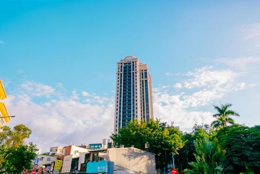 【台湾】新竹市の街並み 台湾,新竹,街並みの写真素材