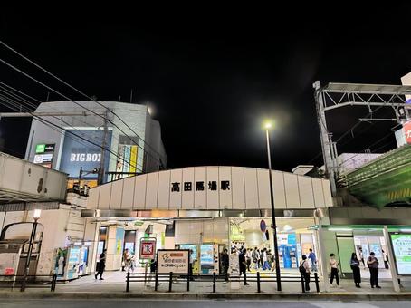 JR山手線、西武新宿線、高田馬場駅 JR山手線、西武新宿線、高田馬場駅 jr,jr東日本,山手線の写真素材