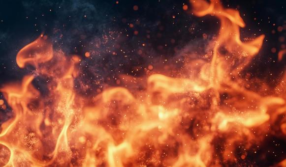 炎テクスチャ背景素材の写真