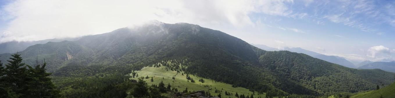 四阿山 四阿山 四阿山,百名山,長野の写真素材