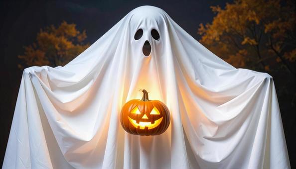 ハロウィンのおばけ ハロウィンのおばけの写真
