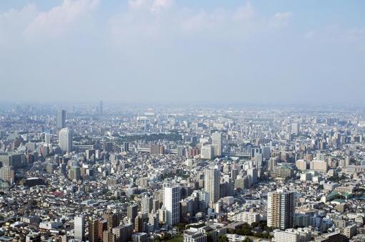 高層ビルからの遠景、東京 高層ビルからの遠景、東京の写真