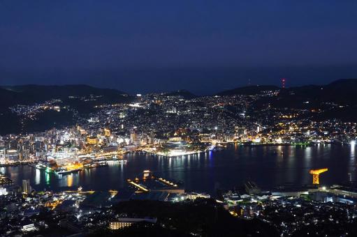 Nagasaki city night view 1, JPG