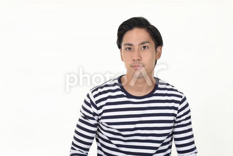 男性ポートレート 男性,笑顔,学生の写真素材