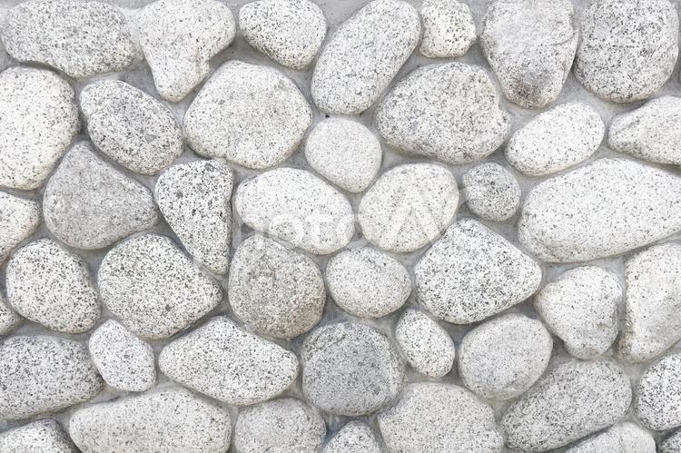 明るいモノトーンのシンプルでオシャレな石目パターン素材 石,石目,石目調の写真素材