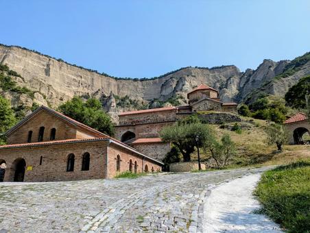 シオ・ムグヴィメ修道院 シオ・ムグヴィメ修道院,修道院,洞窟住居の写真素材