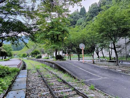 長良川鉄道、北濃駅、構内 長良川鉄道、北濃駅、構内 長良川鉄道,越美南線,北濃駅の写真素材