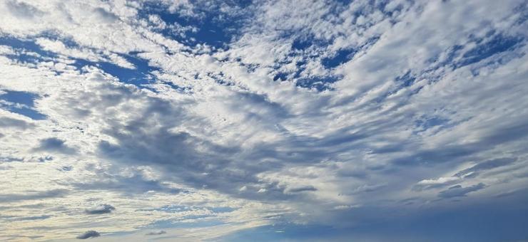 空 空 空,曇り空,スカイの写真素材