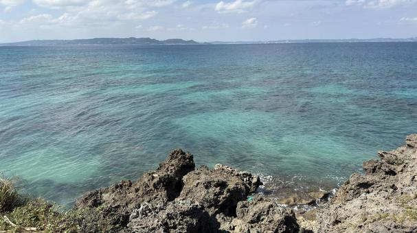 沖縄　久高島 沖縄,南城市,久高島の写真素材