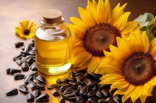 ひまわりオイル（サンフラワーオイル）の写真