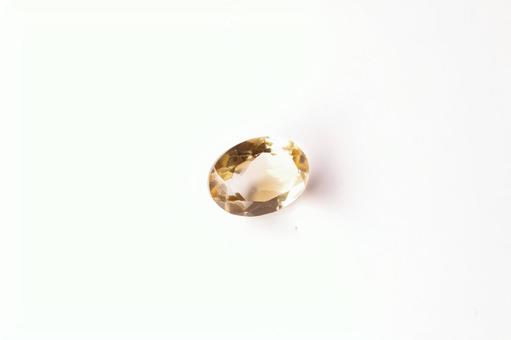 シトリンのルース2 シトリンのルース2 シトリン,黄水晶,水晶の写真素材