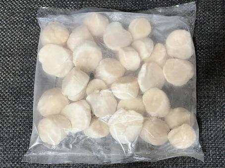 袋に入った冷凍ホタテ 袋に入った冷凍ホタテ ホタテ,冷凍,冷凍食品の写真素材