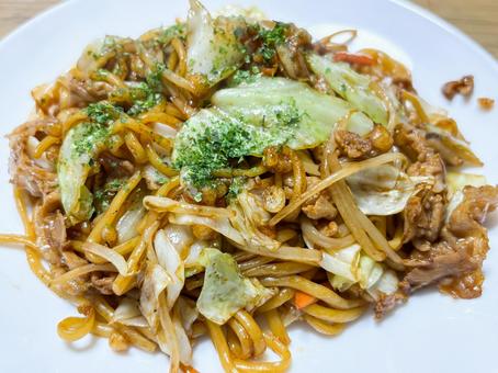 ソース焼きそば ソース焼きそば,焼きそば,b級グルメの写真素材