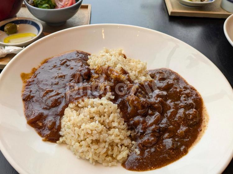 和食のおいしいお店のハヤシライス ハヤシライス,和食,和風料理の写真素材