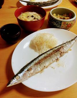 さんま さんま,サンマ,焼きサンマの写真素材