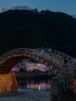 錦帯橋 錦帯橋,橋,観光の写真素材