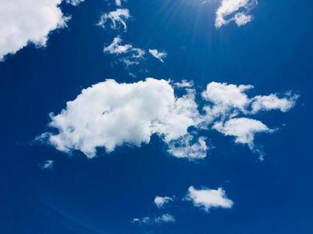 夏空 夏空の写真