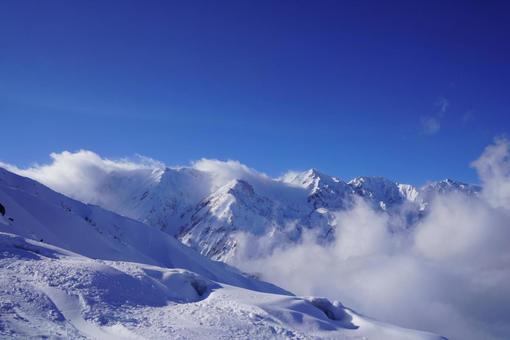スキー場 山,スキー場,スキーの写真素材