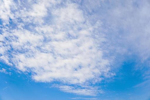青空と雲 青空と雲の写真