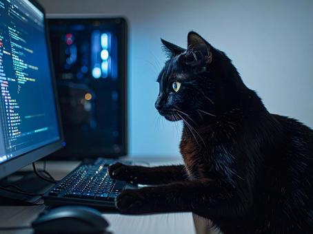 パソコン作業の写真