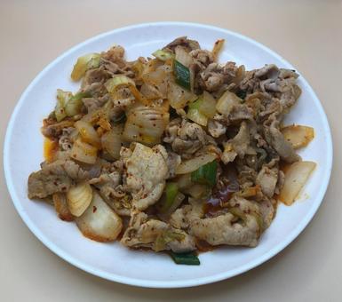 豚キムチ 男飯 豚キムチ 男飯の写真