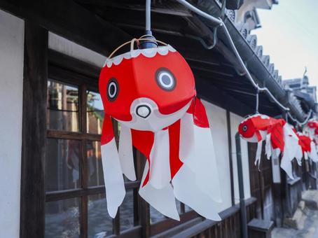 柳井市・金魚ちょうちんのある風景 柳井市・金魚ちょうちんのある風景の写真