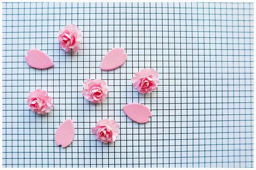 Pink handmade flower background texture Pink handmade flower background texture
