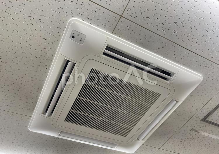 業務用エアコン　4方向型 エアコン,業務用エアコン,空調の写真素材