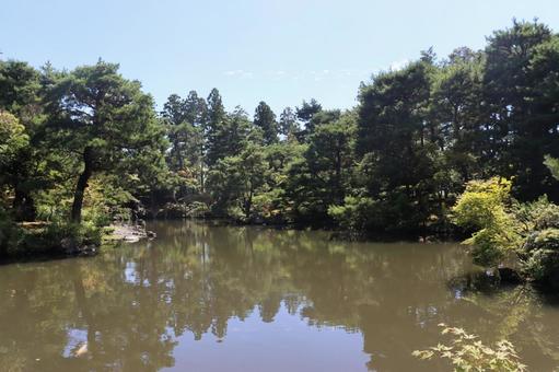 新潟県新発田市清水園、国指定名勝 新潟県新発田市清水園、国指定名勝 新潟県,新発田市,清水園の写真素材