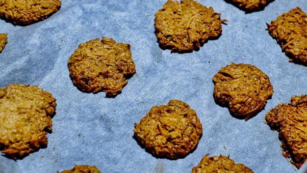 カリカリに焼けたクッキー クッキー,デザート,洋菓子の写真素材