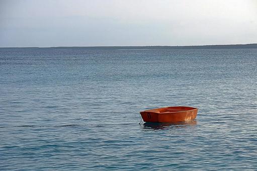 ニューカレドニア542　ウヴェア島ボート ニューカレドニア,ウヴェア島,ボートの写真素材