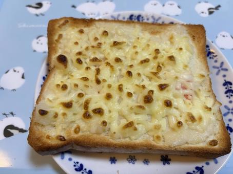 チーズトースト 食材,食べ物,トーストの写真素材