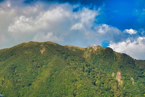 三瓶山の風景 しまね,登山,浸食の写真素材