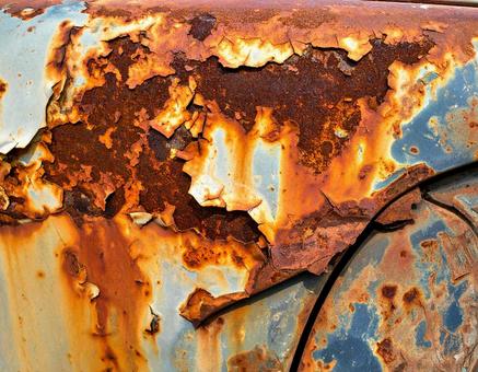 クルマの錆 クルマの錆の写真