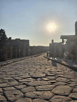 イタリア旅行　ポンペイ観光 イタリア,ヨーロッパ,散策の写真素材