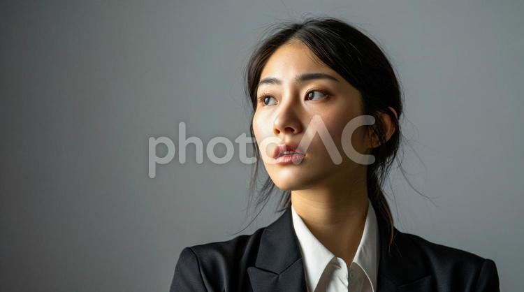 若い女性会社員 あきれる - No: 28696081｜写真素材なら「写真AC」無料（フリー）ダウンロードOK