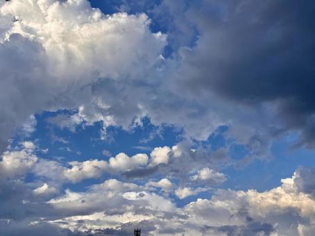 【空の写真】秋空 秋空,空,雲の写真素材