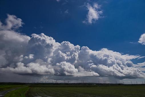 夏空 夏空 夏,入道雲,積乱雲の写真素材