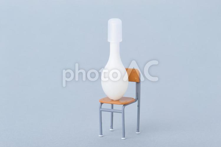 軟膏　薬　イス　処方　着席 いす,おしり,お尻の写真素材