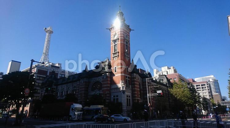 横浜　街並み 旅,旅行,快晴の写真素材