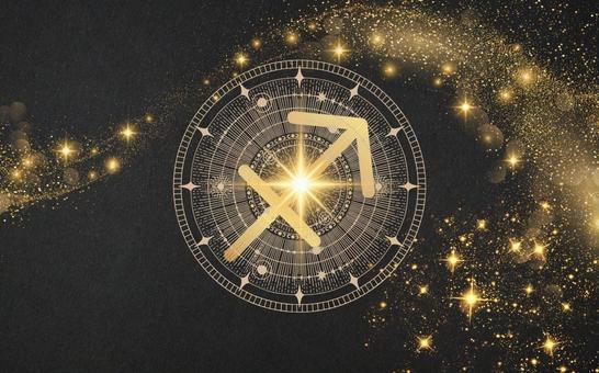 射手座 射手座 射手座,幻想的,光り輝くの写真素材