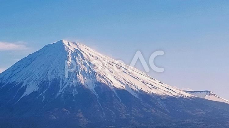 富士山と青空 富士山,山開き,山の日の写真素材