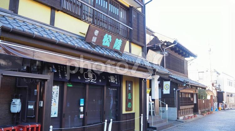 川越菓子屋横丁（埼玉県・川越市） 川越,小江戸,菓子屋横丁の写真素材