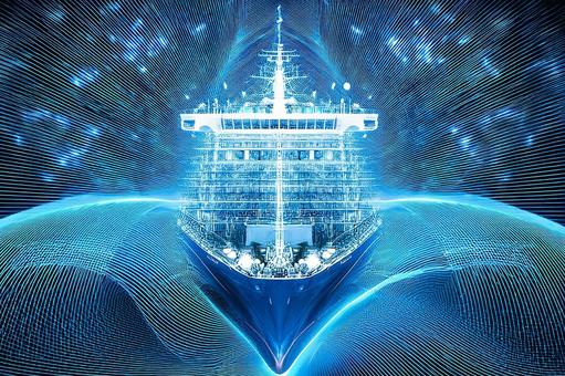 フラクタルアートの背景13の写真